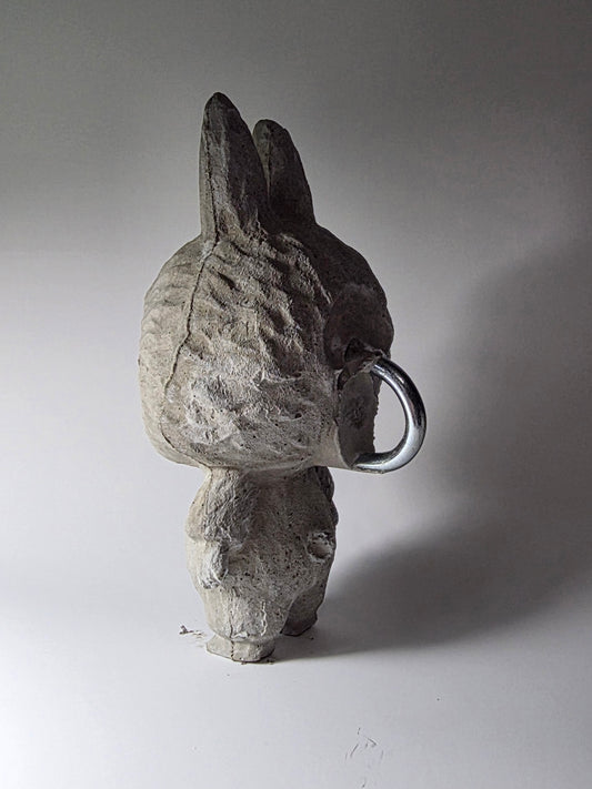 Concrete Labubu with loop